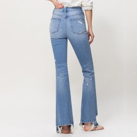 *NEW* Vervet by Flying Monkey High-Rise Flare Jeans - Picture 9 of 10